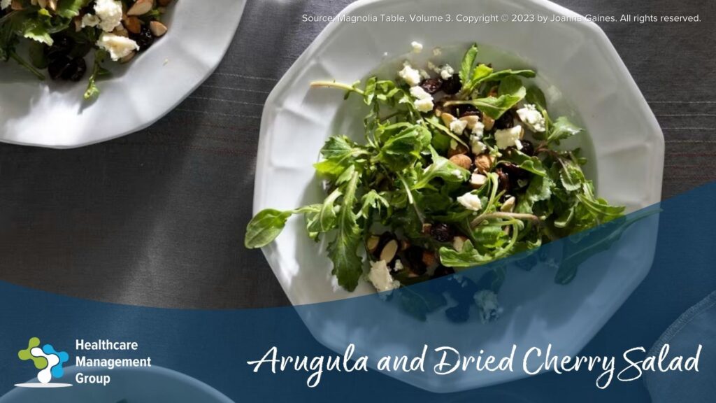 Arugula and Dried Cherry Salad Website Featured Image Schema Image